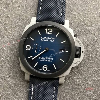 VS Factory Panerai Luminor Marina Fibratech Pam 01663 Vulcano Blu Replica Watches 44mm